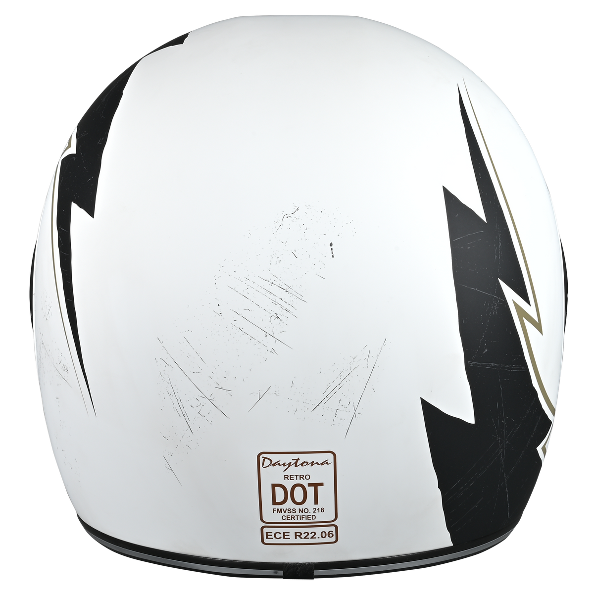 Daytona Retro Full Face Helmet - W/ Blitz - view 3