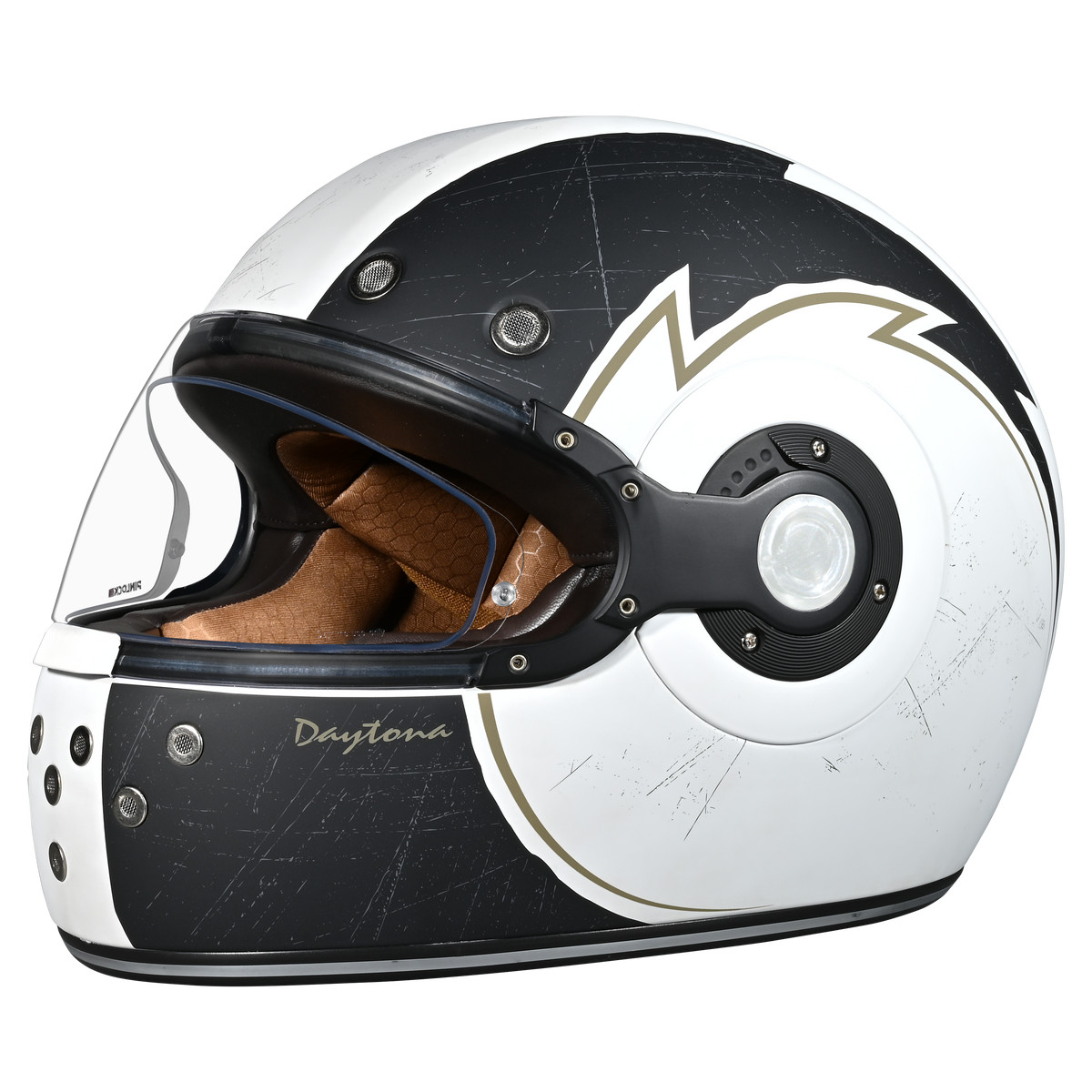 Daytona Retro Full Face Helmet - W/ Blitz - view 1