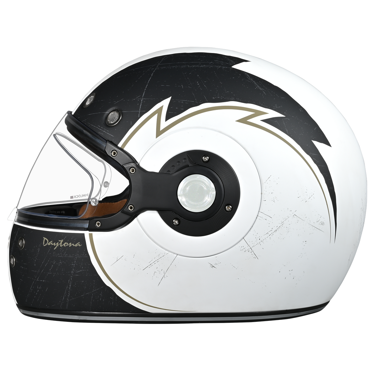 Daytona Retro Full Face Helmet - W/ Blitz - view 2
