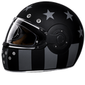 Daytona Retro Full Face Helmet - W/ Captain America Stealth - view 1