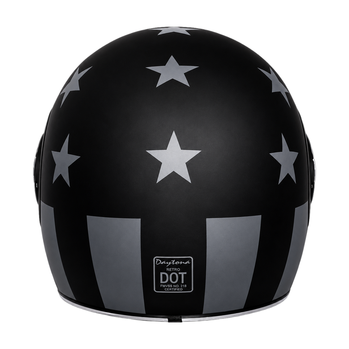 Daytona Retro Full Face Helmet - W/ Captain America Stealth - view 3