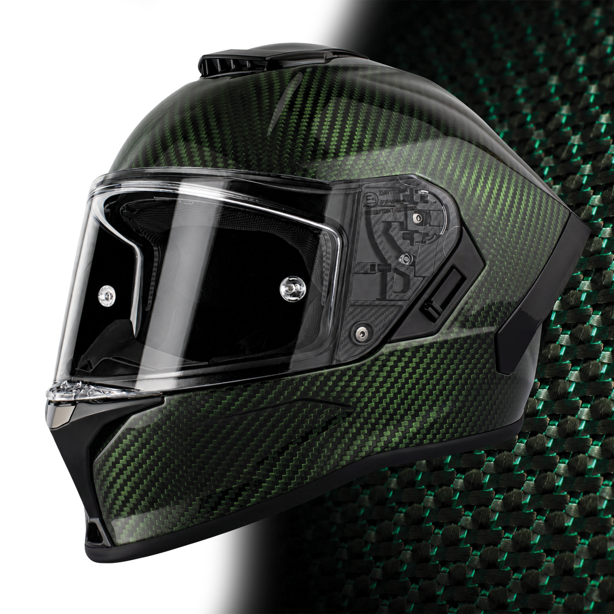 Daytona Viper- Green Carbon Fiber - view 1