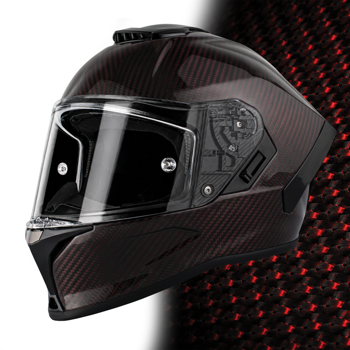 Daytona Viper- Red Carbon Fiber - view 1