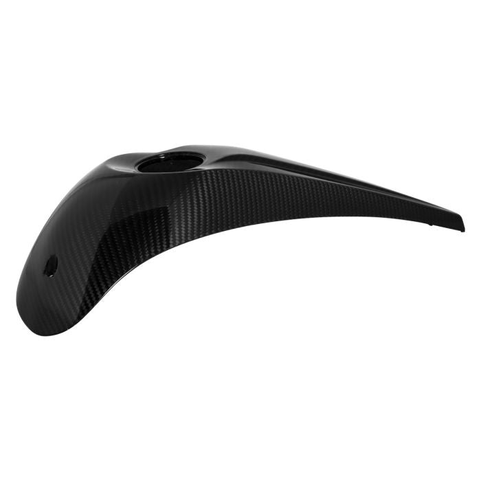 HOGWORKZ Carbon Fiber Low Profile Tank Topper Dash Console — Touring 2008–2023