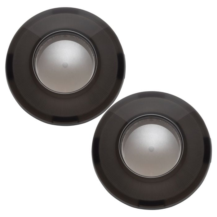 HOGWORKZ Smoked Refractor Bullet-Style Turn Signal Lens Covers