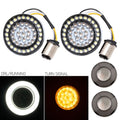 HOGWORKZ HALOMAKER LED Front Turn Signals — 1157 Base, Bullet Lens