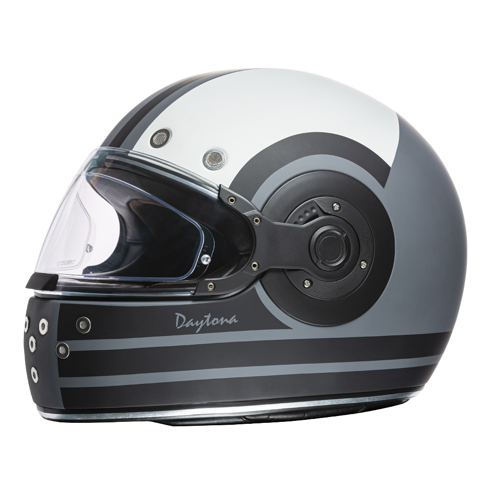 Daytona Retro Full Face Helmet - W/ Racer - view 1