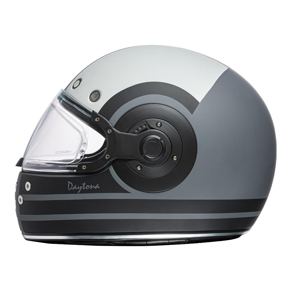 Daytona Retro Full Face Helmet - W/ Racer - view 2